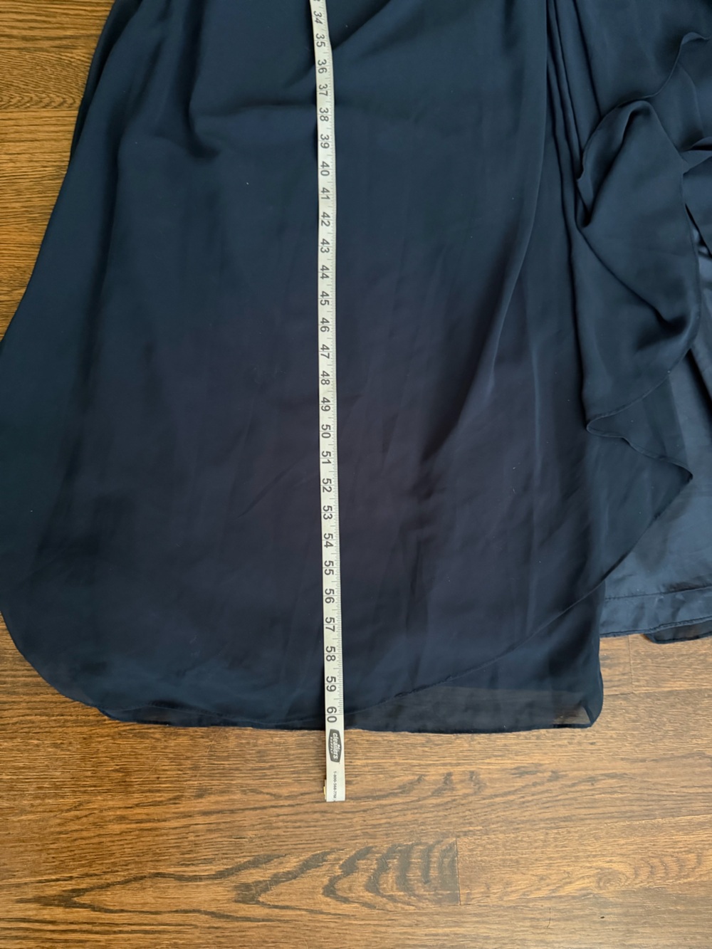 Azazie Navy Evening Dress - Picture 8 of 9